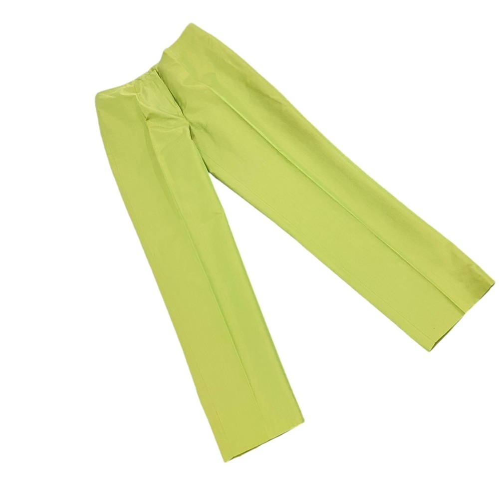 Rene Lezard Lime Green Straight Leg Pants